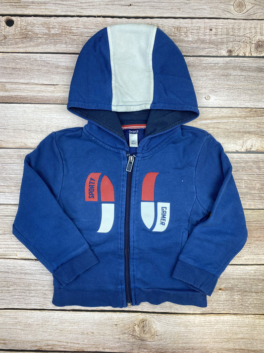 Felpa con zip e cappuccio