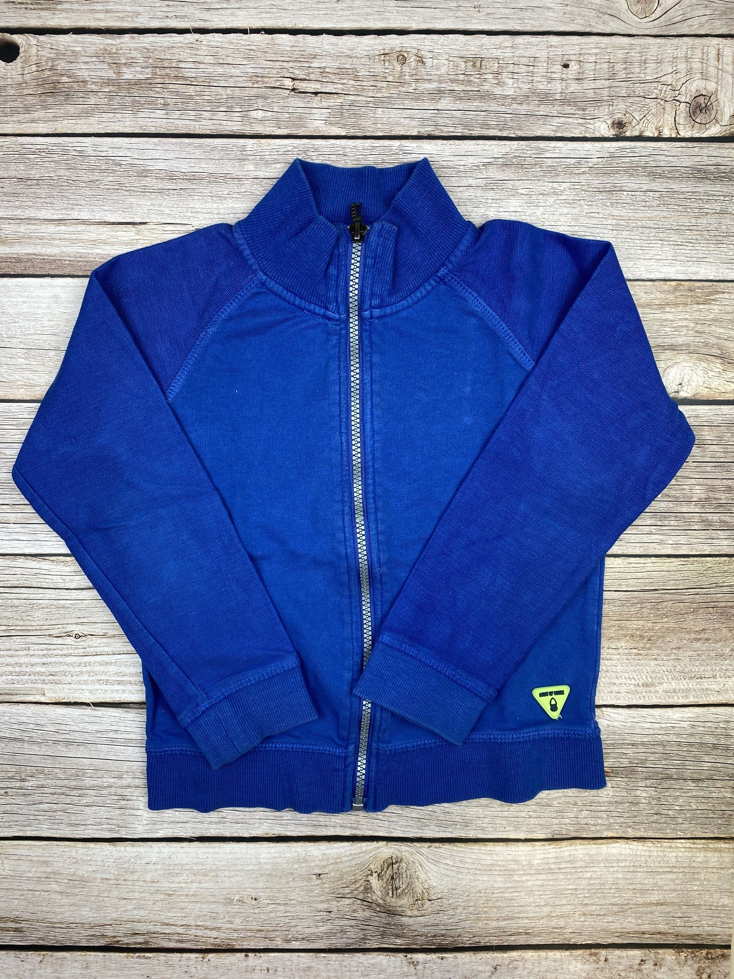 Felpa con zip senza cappuccio