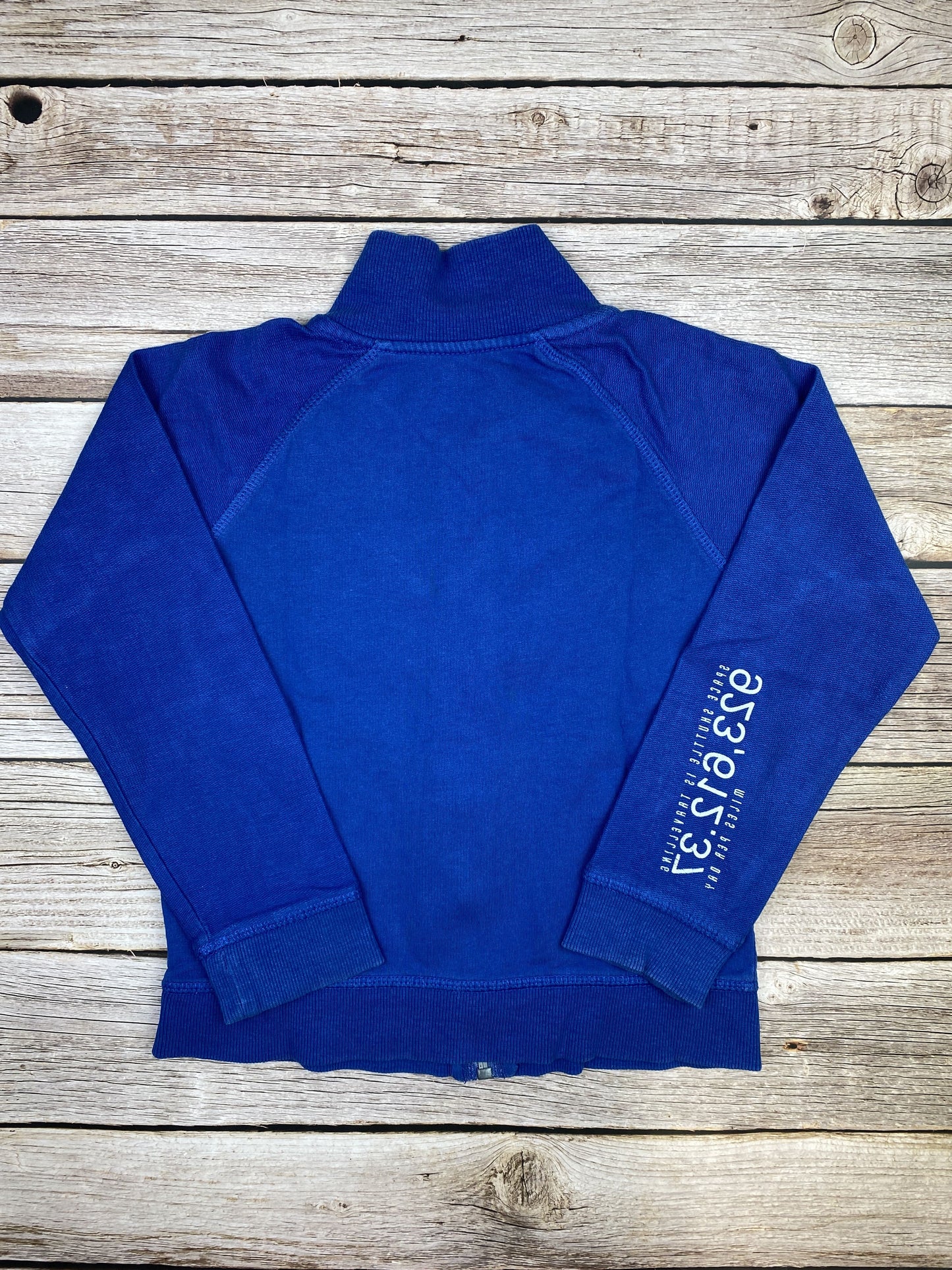 Felpa con zip senza cappuccio
