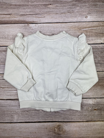 Felpa con zip senza cappuccio