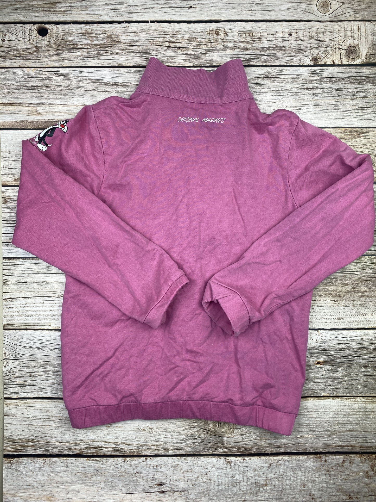 Felpa con zip senza cappuccio