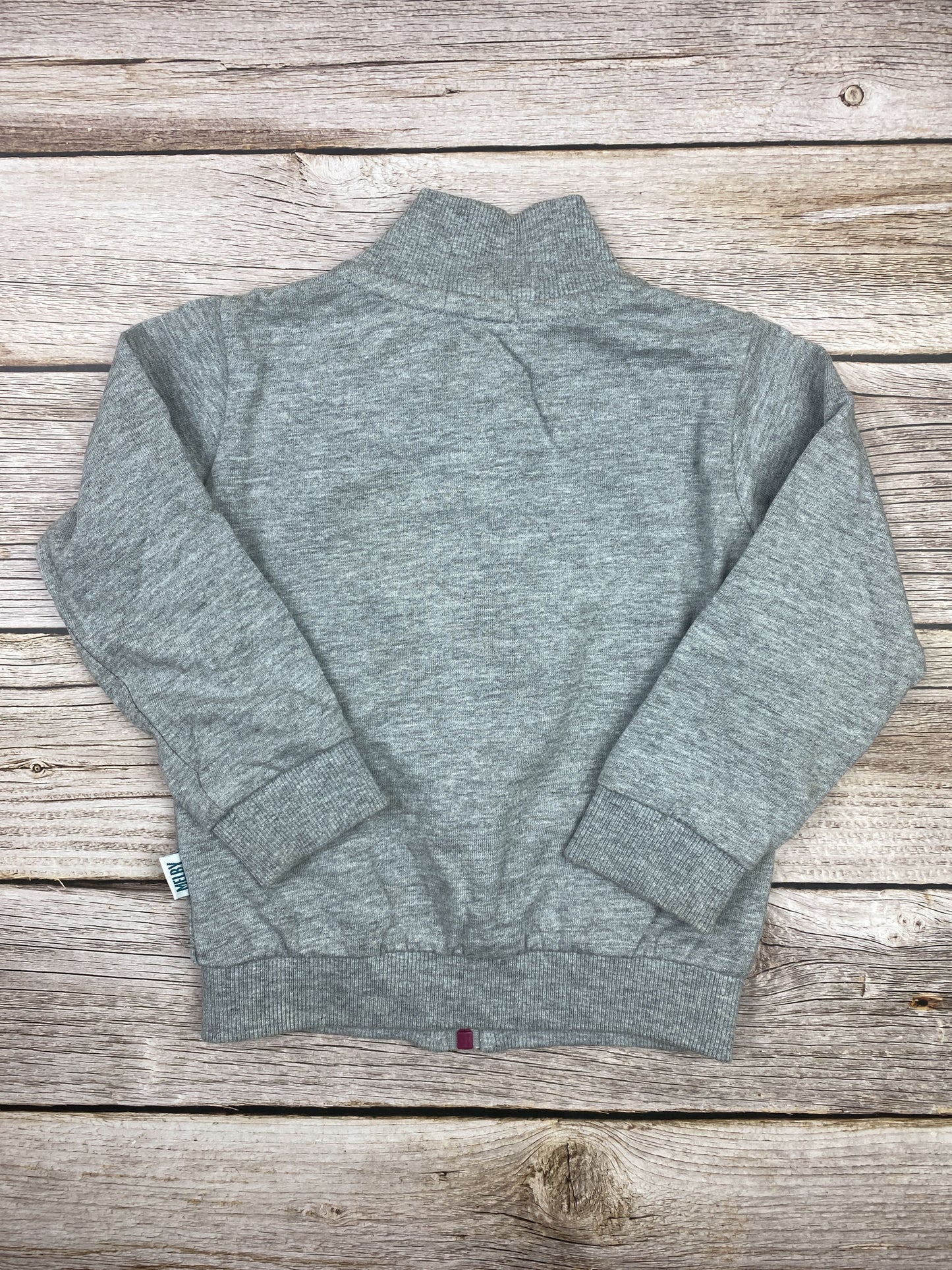 Felpa girocollo con zip