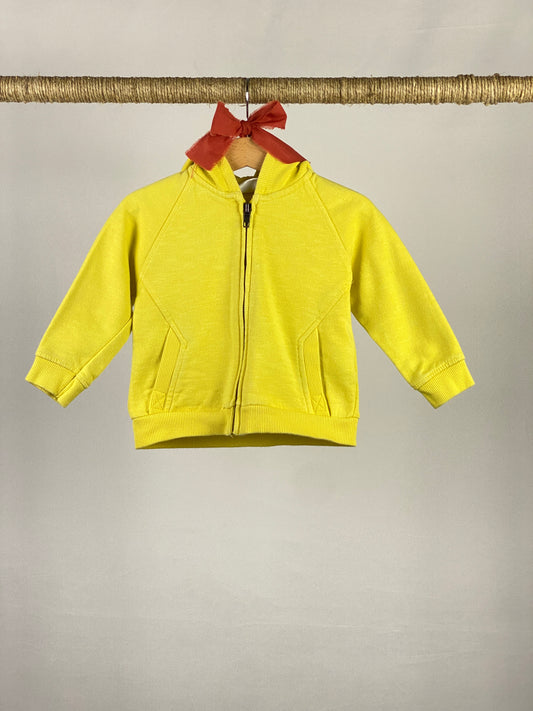 Felpa full zip con cappuccio