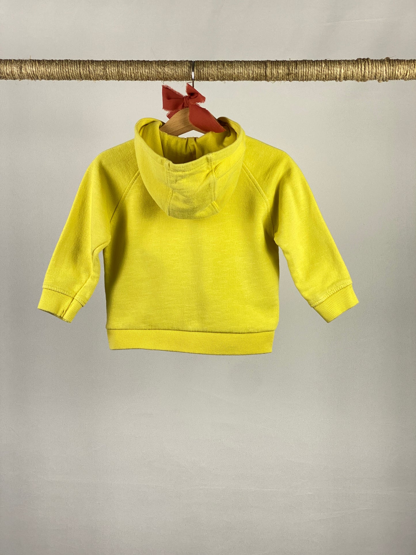 Felpa full zip con cappuccio
