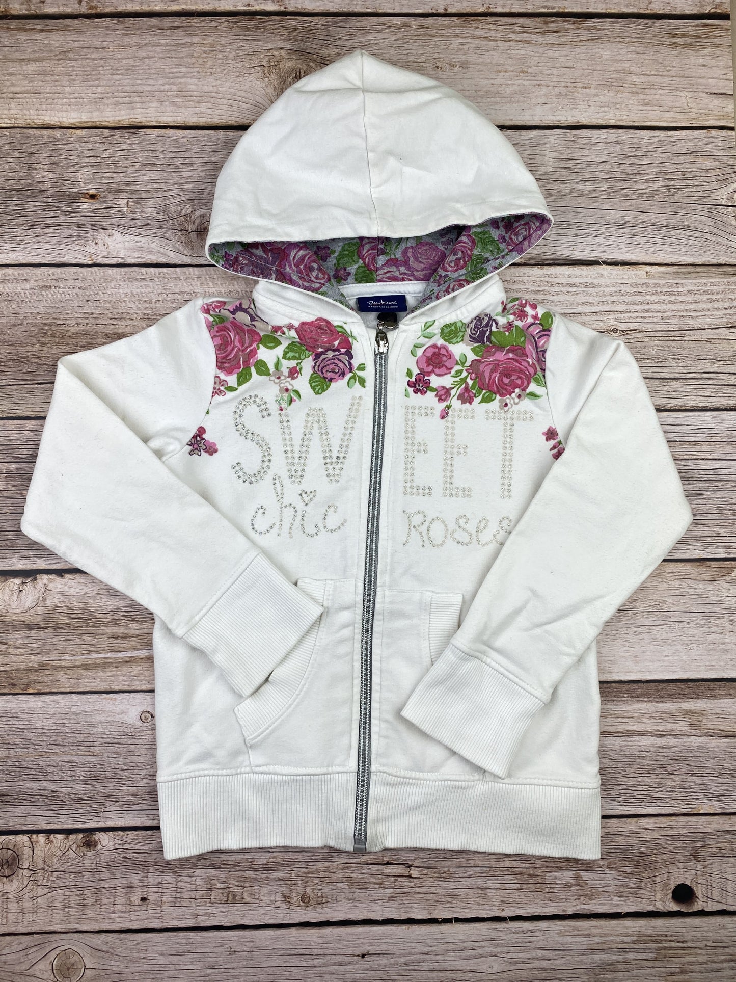 Felpa con zip e cappuccio