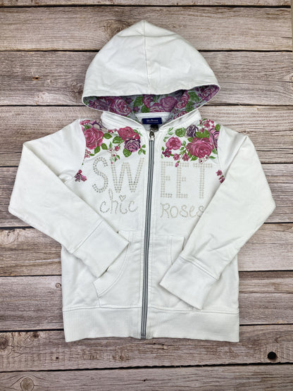Felpa con zip e cappuccio