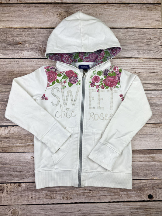 Felpa con zip e cappuccio