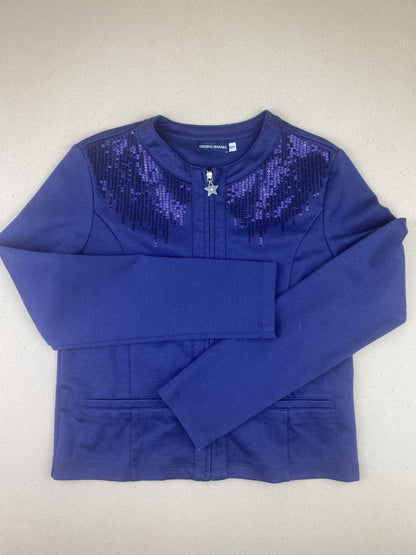 Felpa girocollo con zip