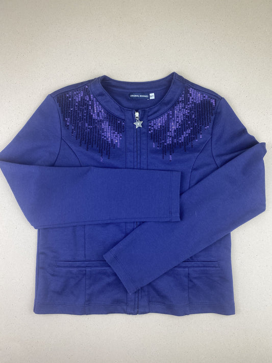 Felpa girocollo con zip