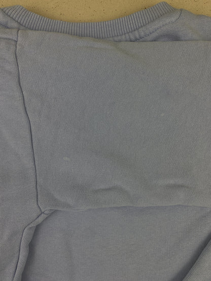 Felpa crop top girocollo