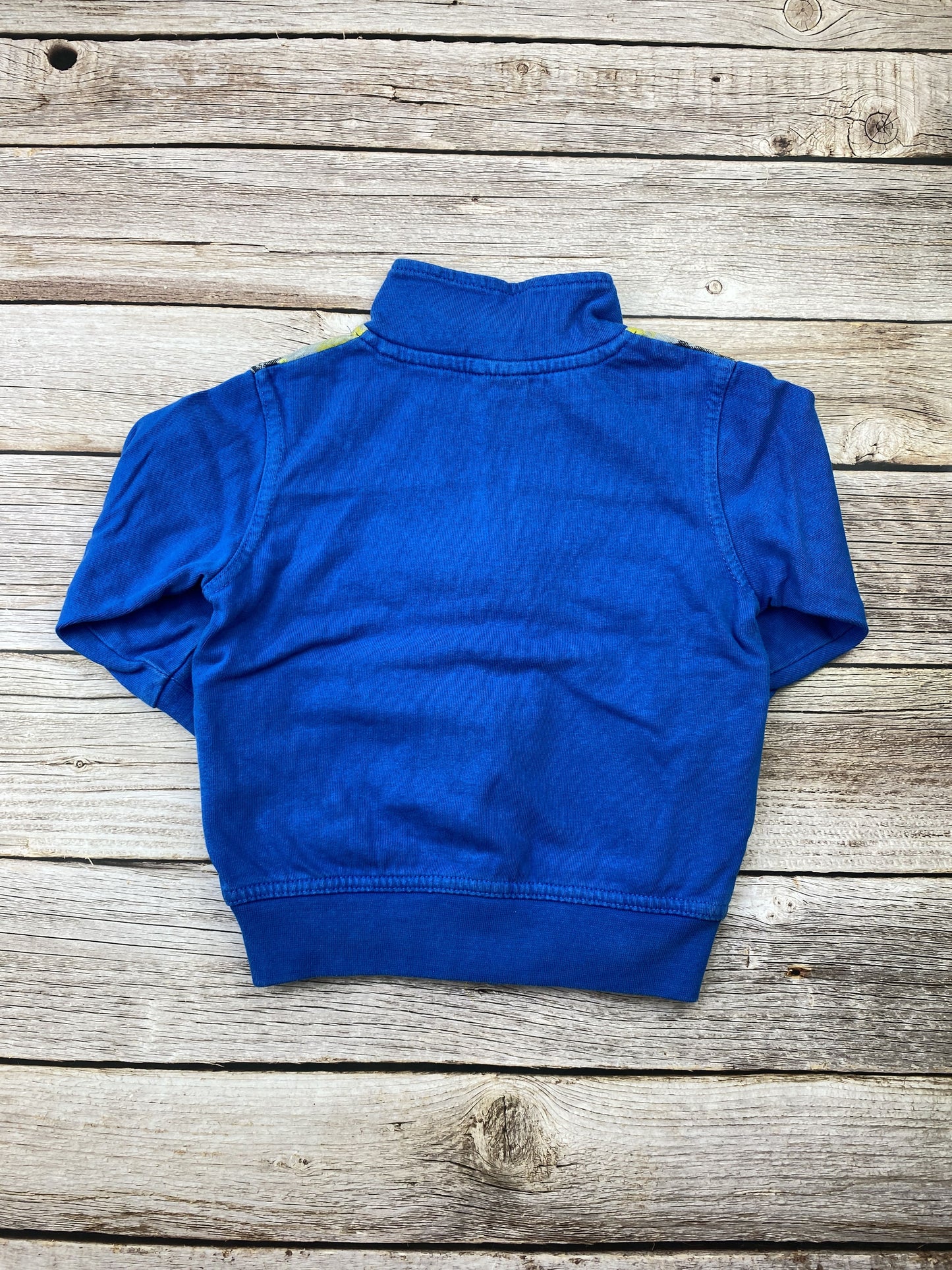 Felpa con zip senza cappuccio