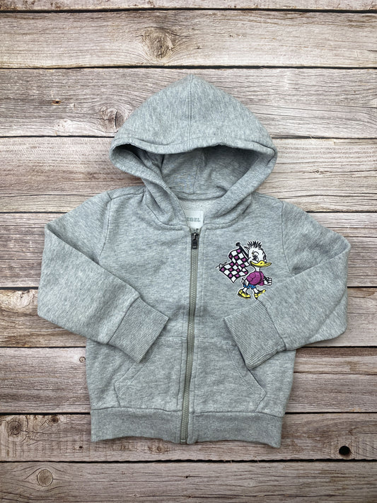 Felpa con zip e cappuccio