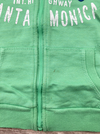 Felpa con zip e cappuccio
