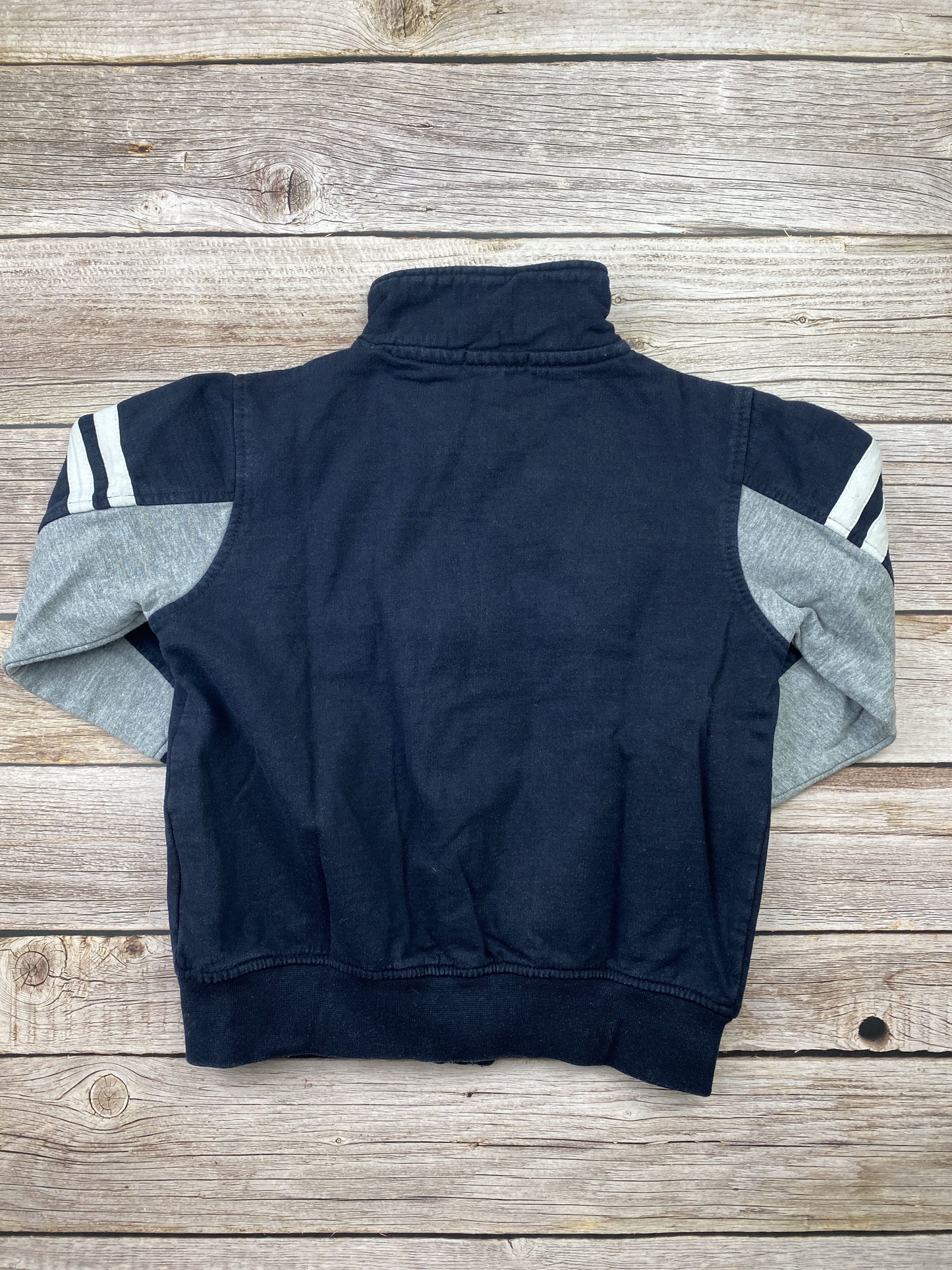 Felpa girocollo con zip