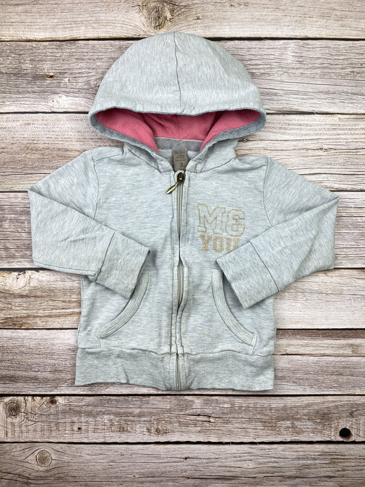Felpa con zip e cappuccio