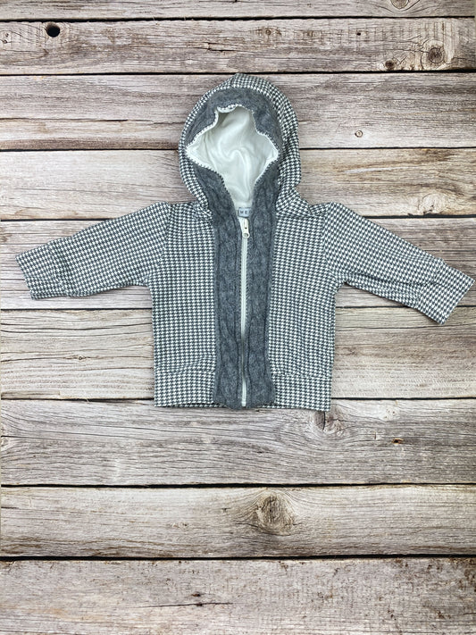Felpa con zip e cappuccio