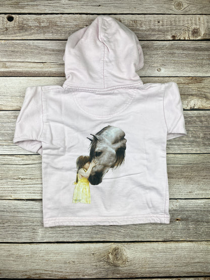 Felpa con zip e cappuccio