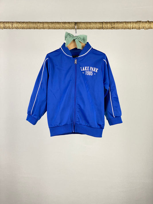 Felpa full zip senza cappuccio