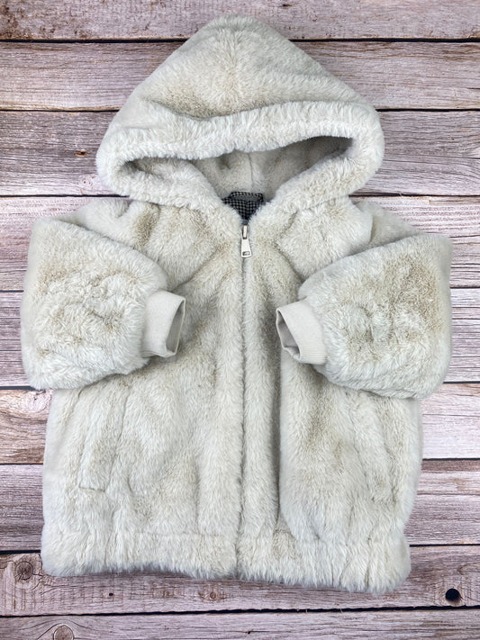 Giacca in pelliccia con cappuccio