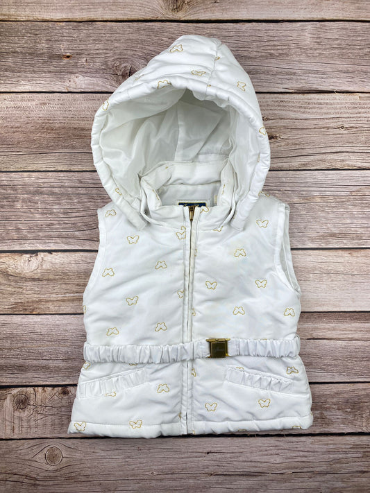 Gilet imbottito con cappuccio
