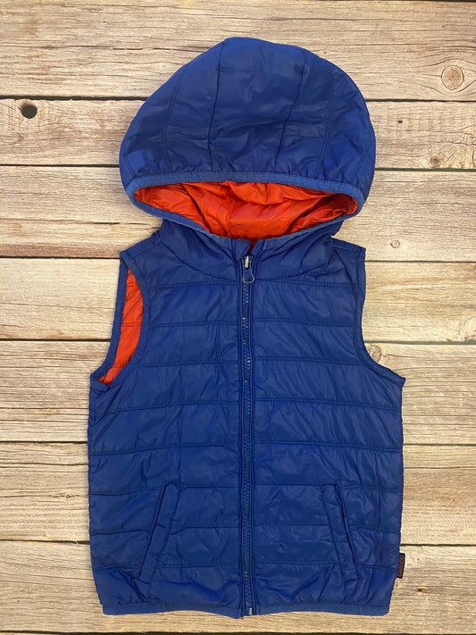 Gilet imbottito con cappuccio