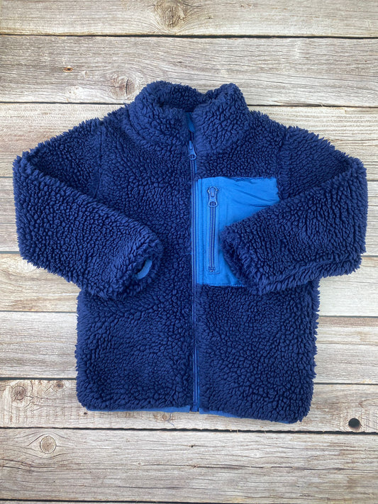 Giacca in pile sherpa