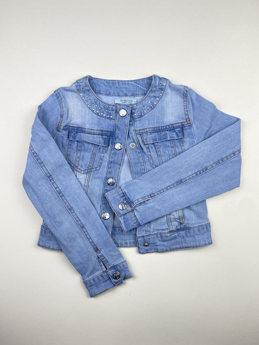Giacca con bottoni in jeans