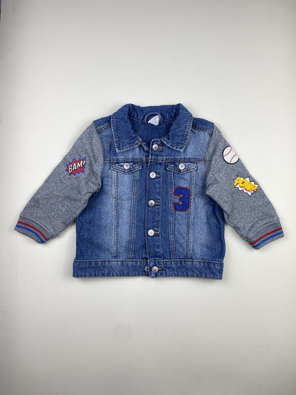 Giacca con bottoni in jeans