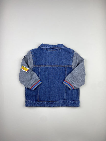 Giacca con bottoni in jeans