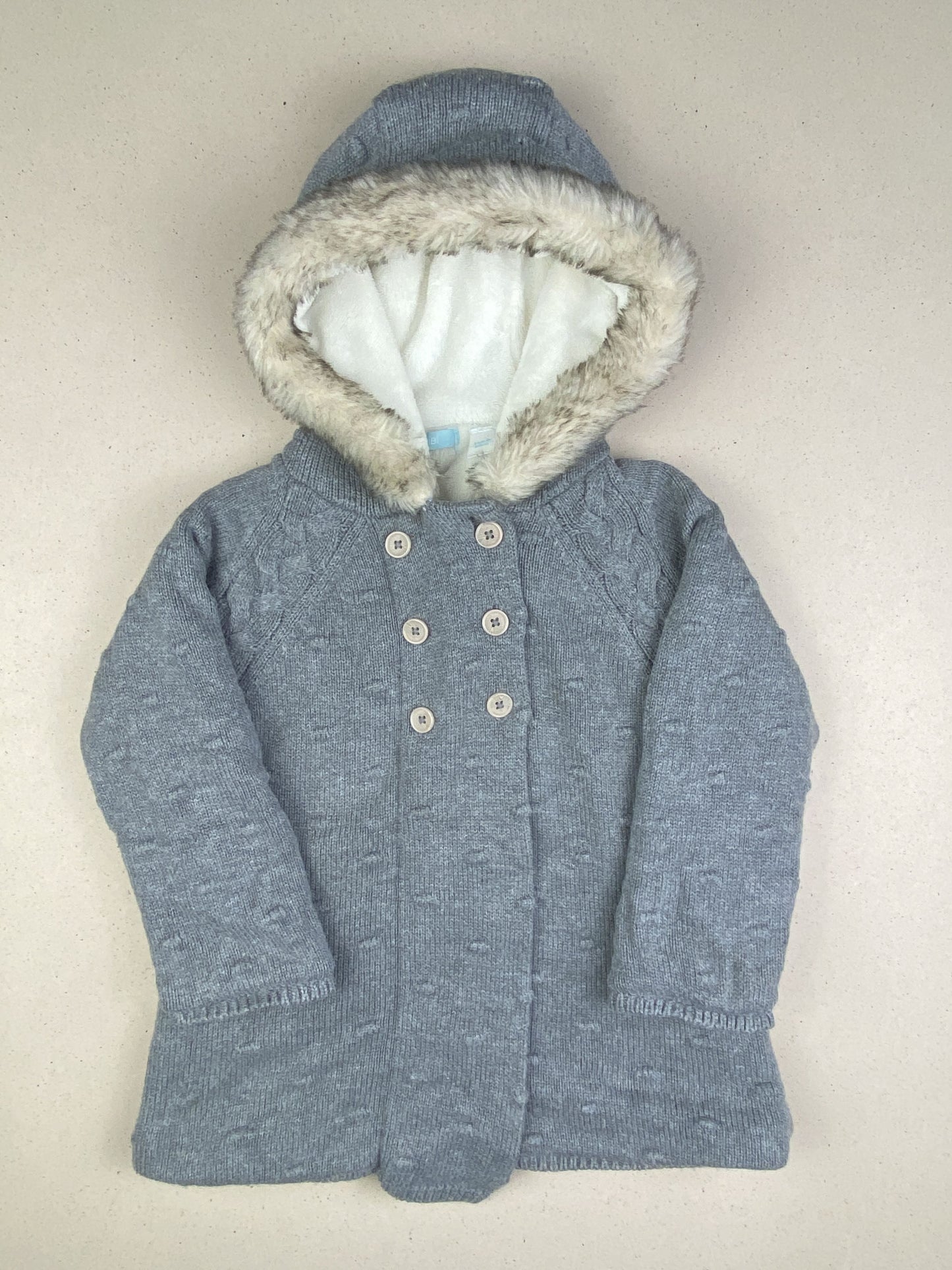 Giacca imbottita in maglia di cotone