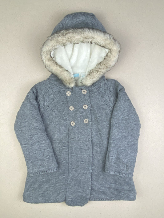 Giacca imbottita in maglia di cotone