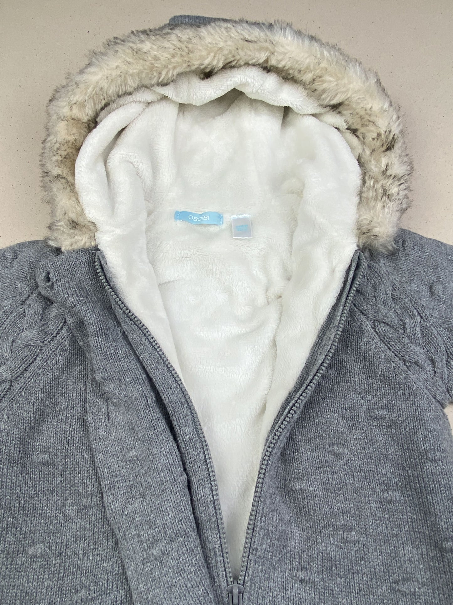 Giacca imbottita in maglia di cotone