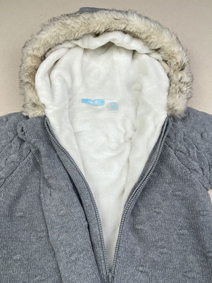 Giacca imbottita in maglia di cotone