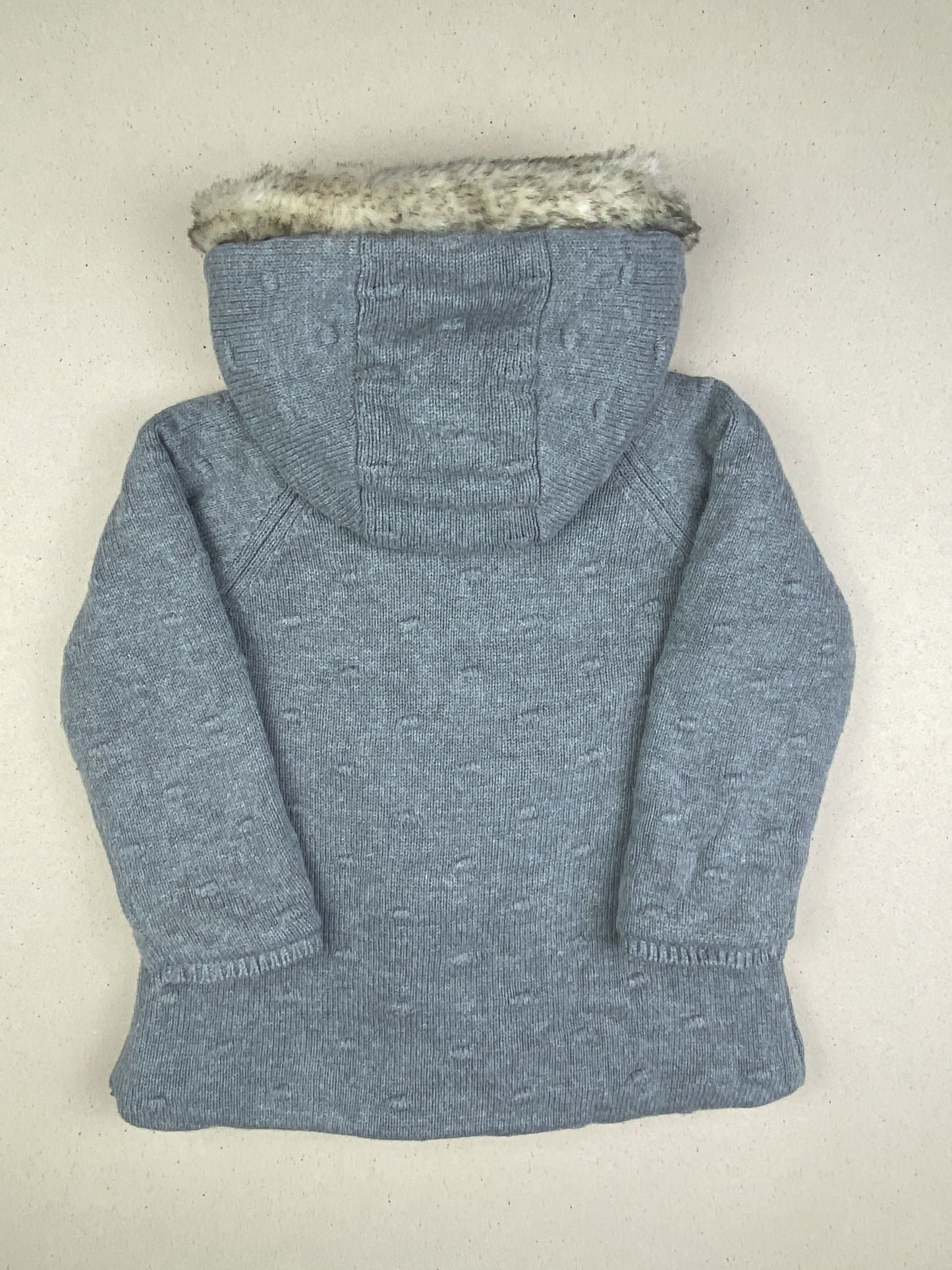 Giacca imbottita in maglia di cotone