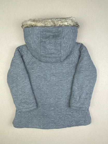 Giacca imbottita in maglia di cotone