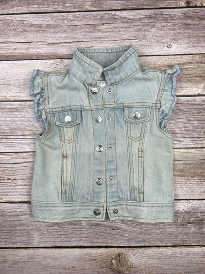 Giacca in jeans senza manica
