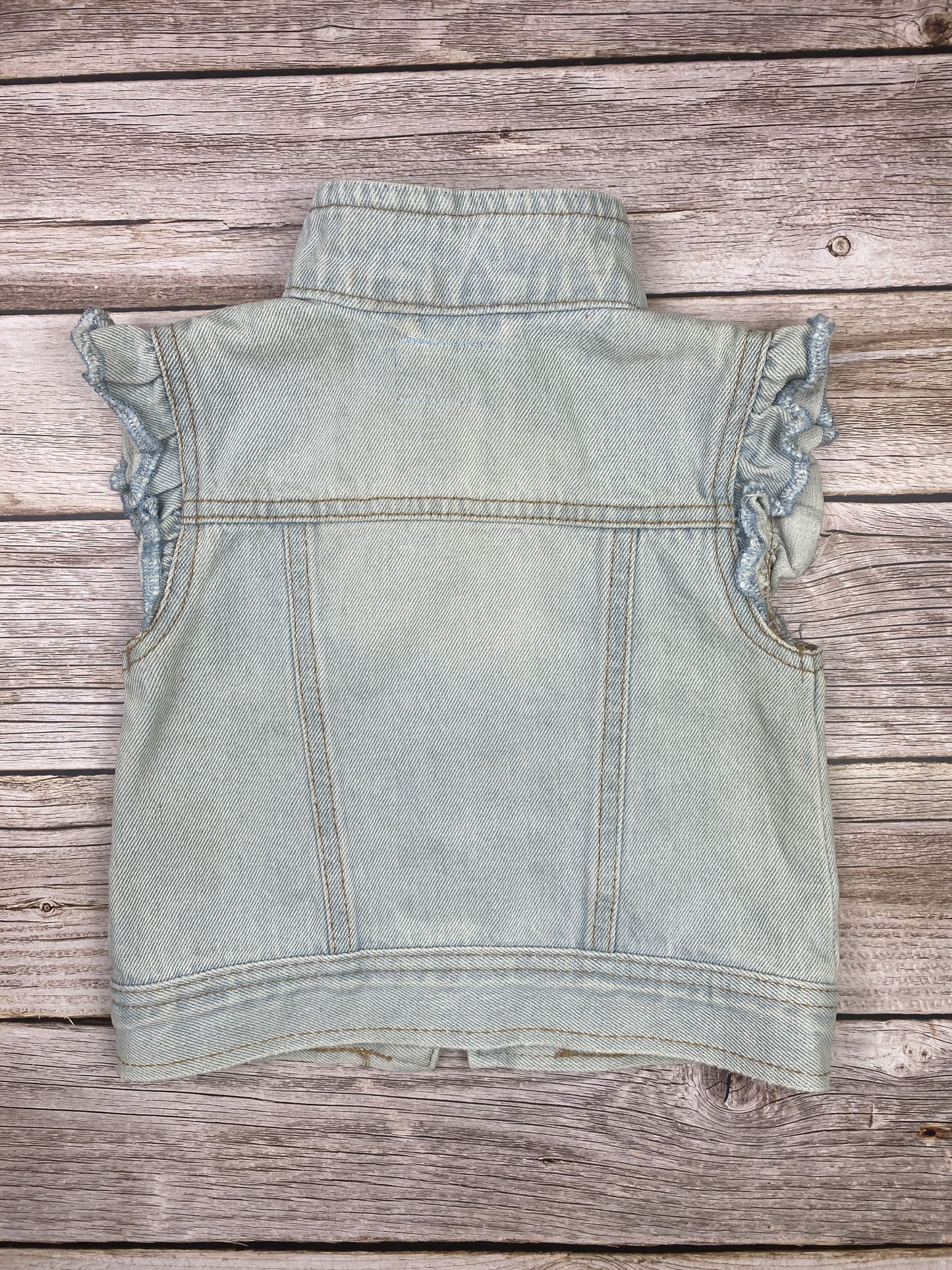 Giacca in jeans senza manica