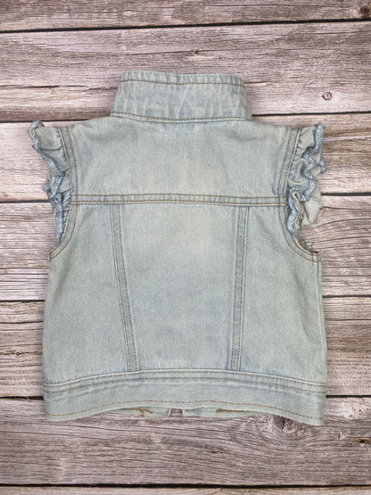 Giacca in jeans senza manica