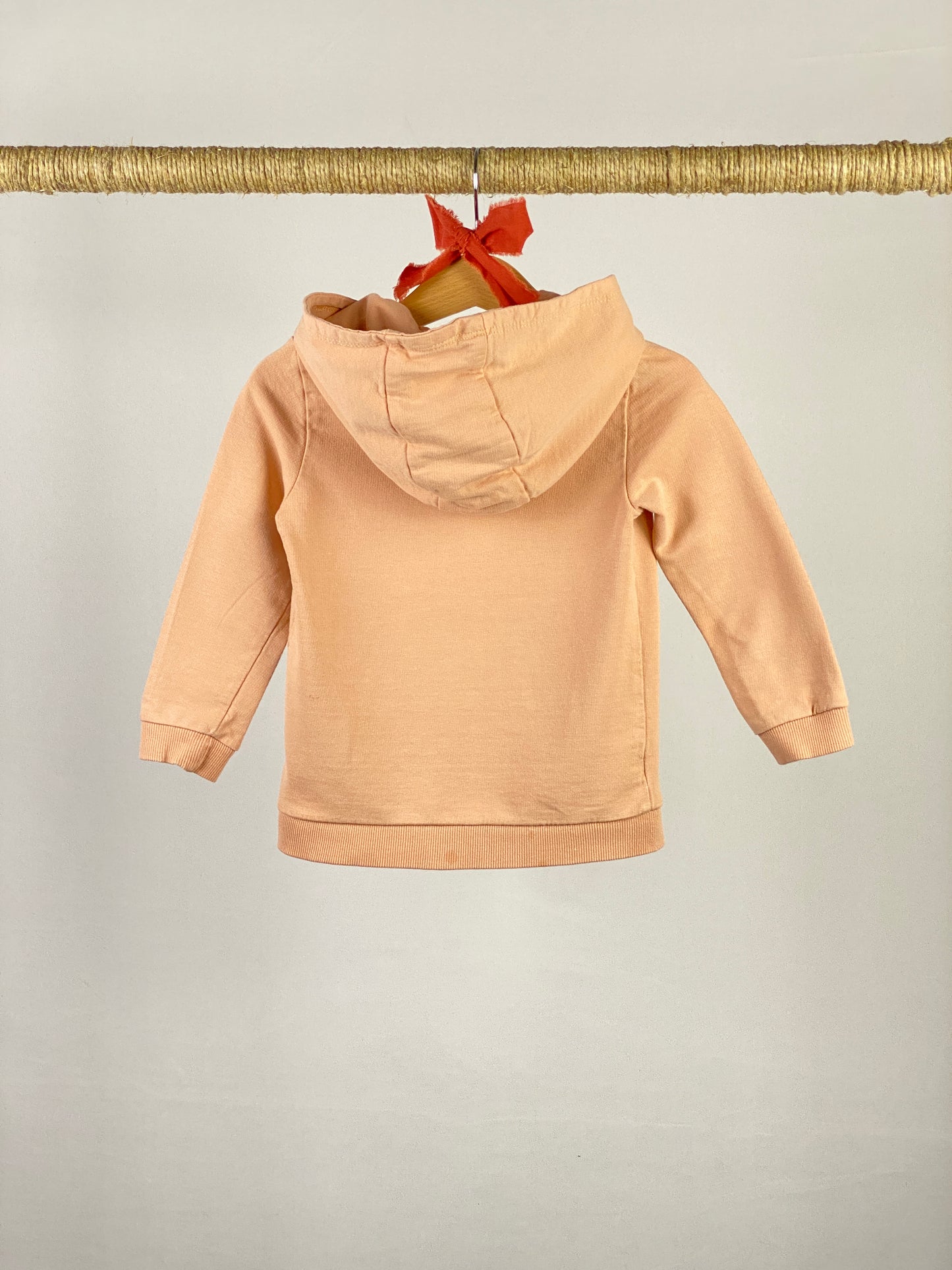 Felpa full zip con cappuccio