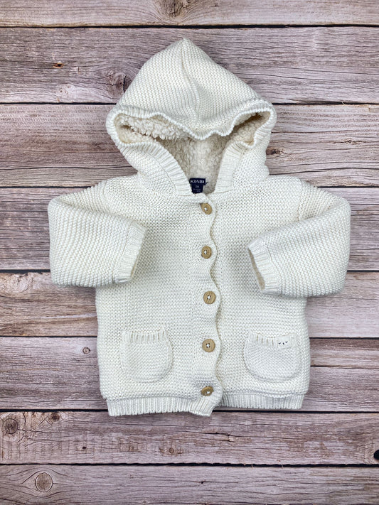 Cardigan imbottito in maglia