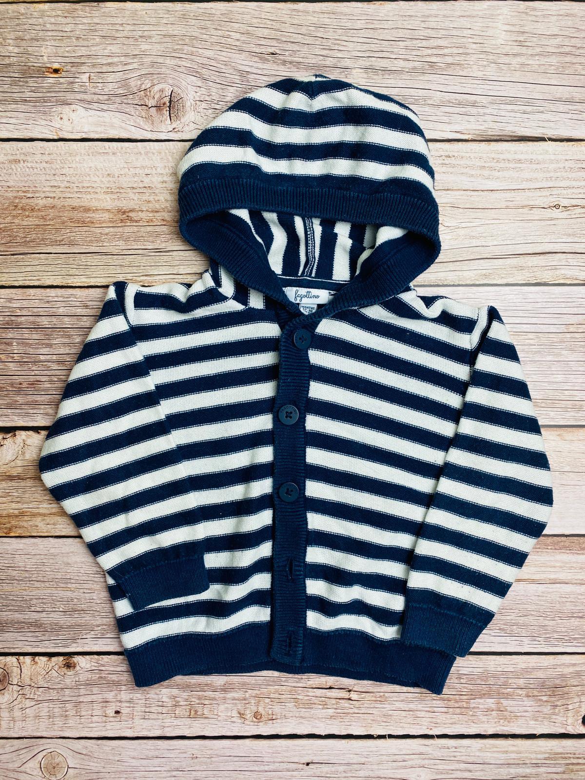 Cardigan con cappuccio
