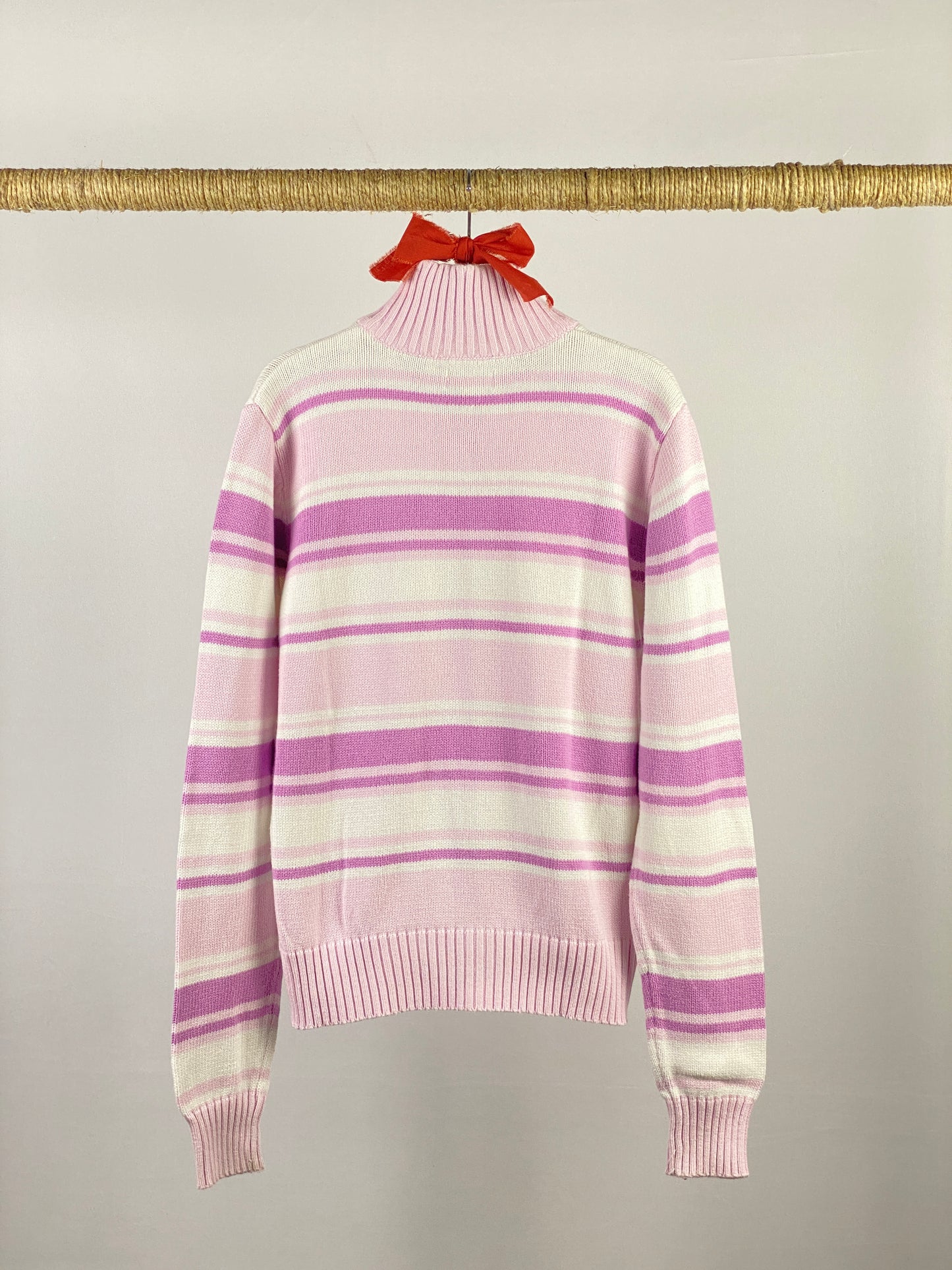 Maglione full zip in cotone