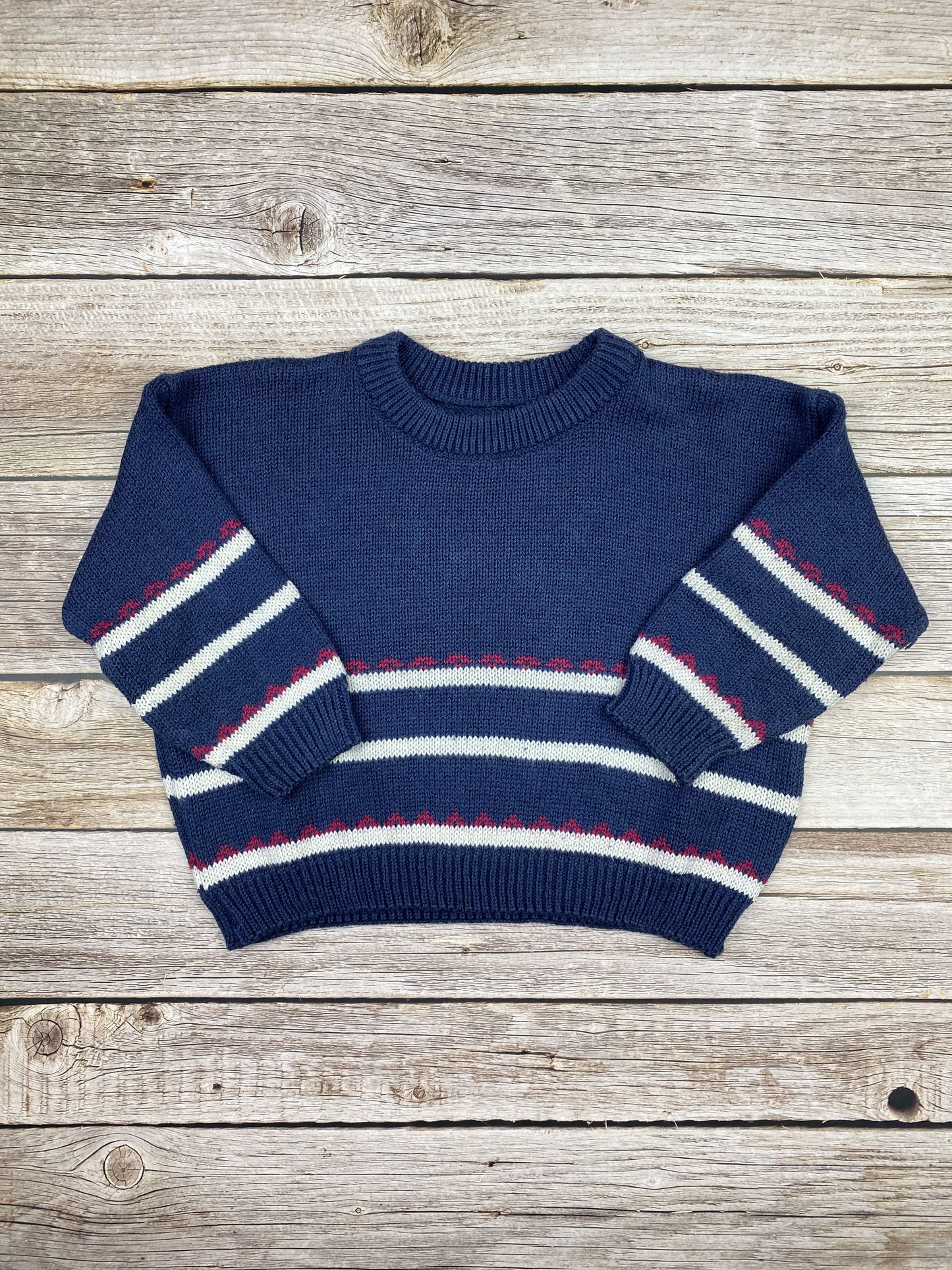 Maglione girocollo cotone pesante