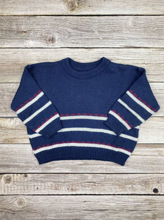 Maglione girocollo cotone pesante