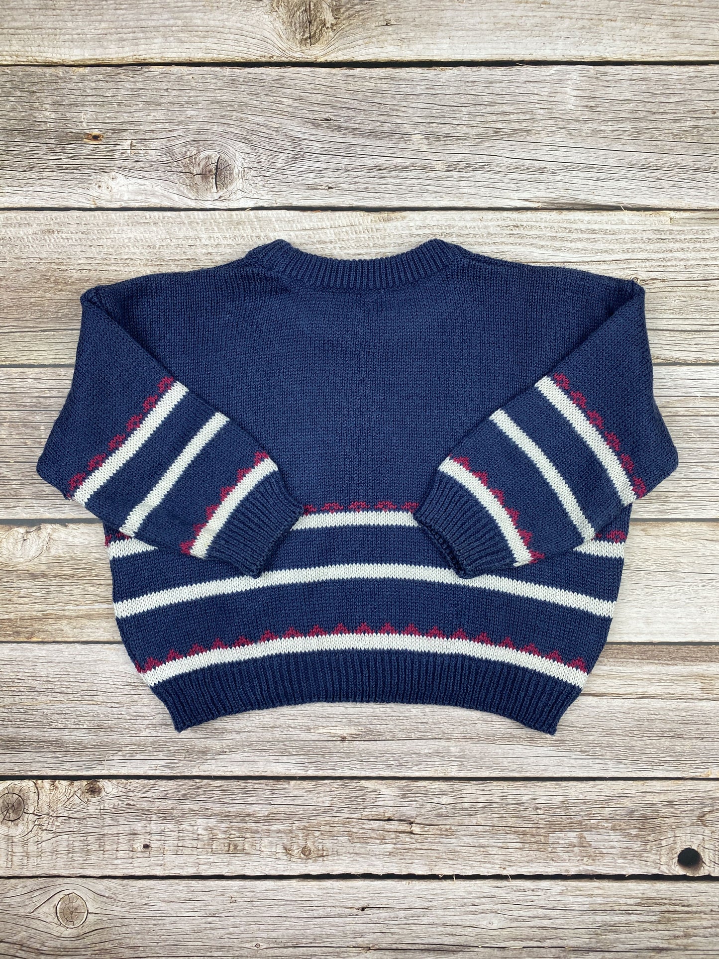 Maglione girocollo cotone pesante