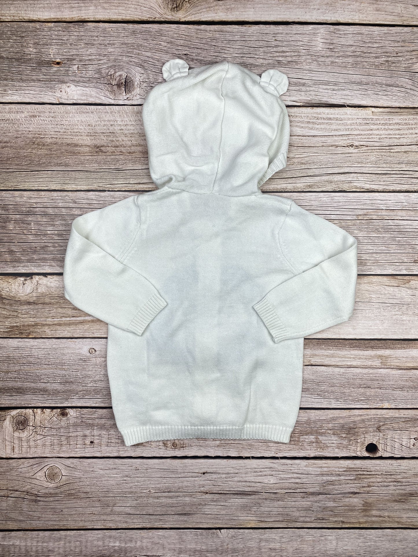 Maglione con zip e cappuccio
