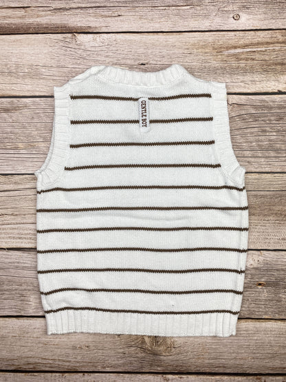 Maglione gilet in cotone