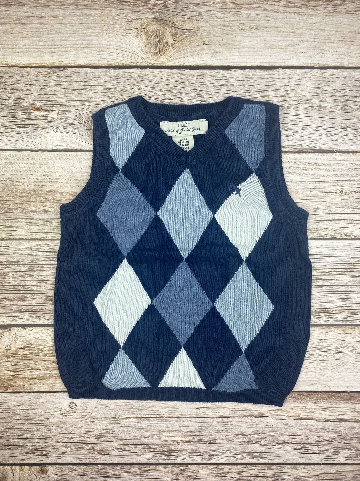 Maglione in cotone senza manica