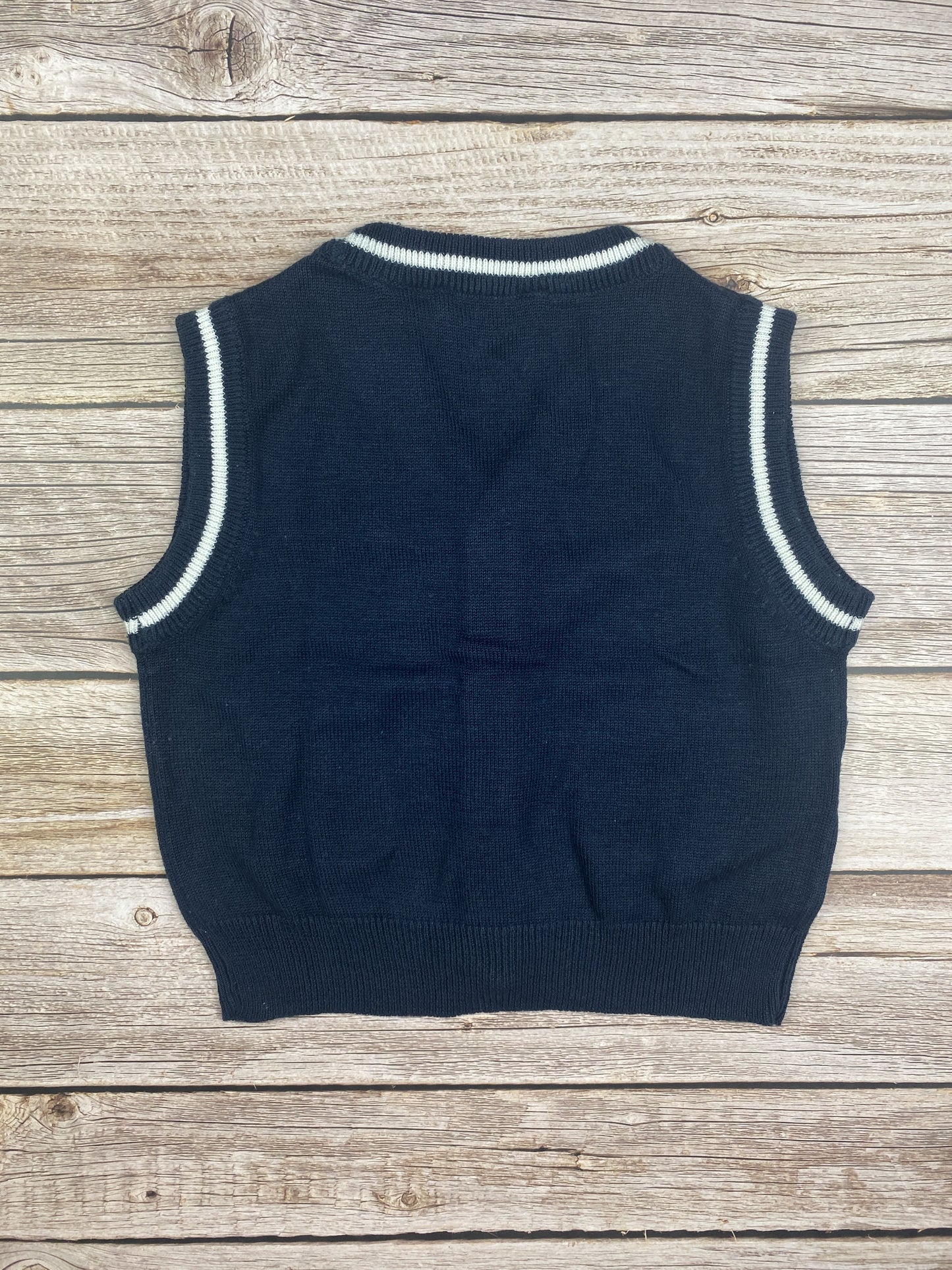 Maglione in cotone senza manica