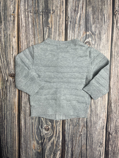 Maglione in cotone con zip